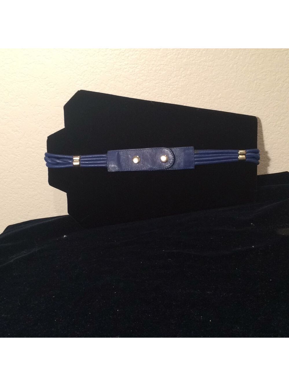 Navy Blue Roped Belt - Picture 3 of 4